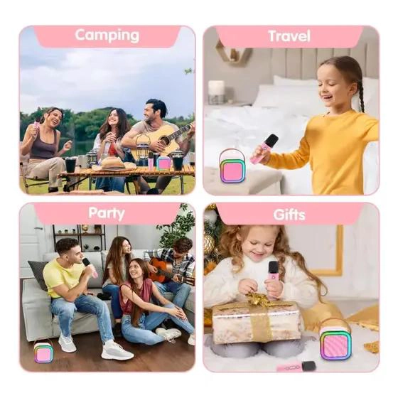 ALTAVOZ BLUETOOTH INALAMBRICO CON MICROFONO PARA NIÑOS - 3