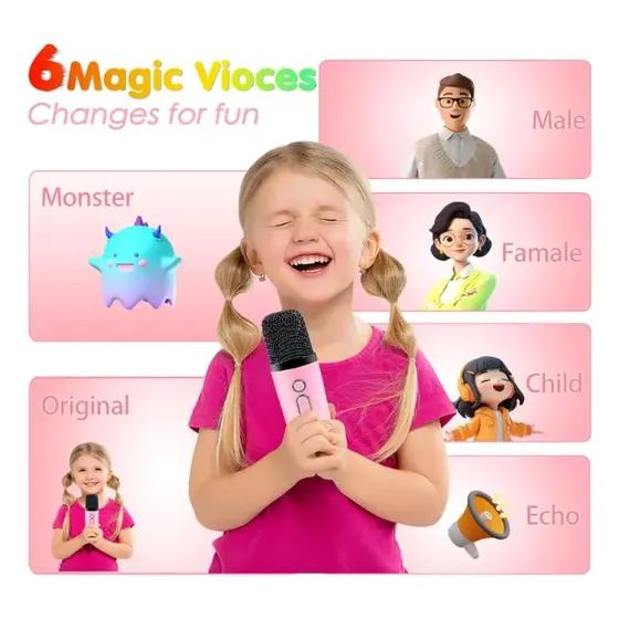 ALTAVOZ BLUETOOTH INALAMBRICO CON MICROFONO PARA NIÑOS - 4
