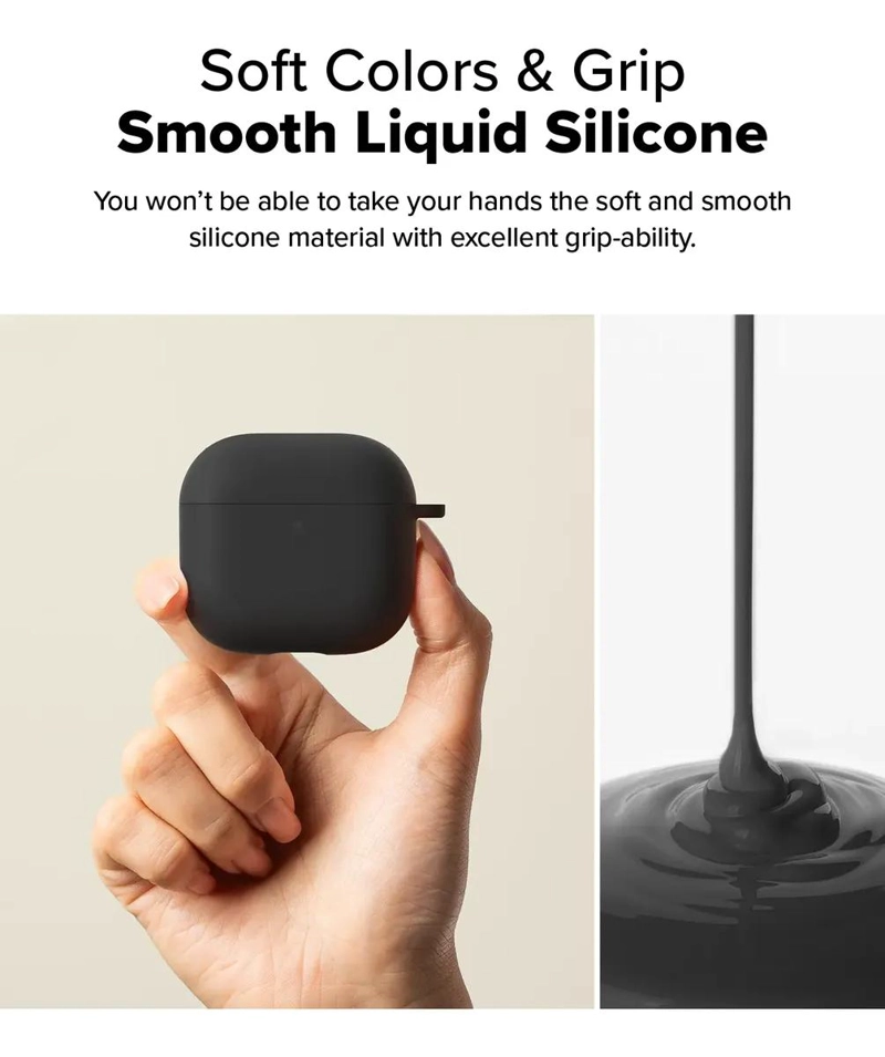 FUNDA DE SILICONA PARA AIRPODS 4 - 4
