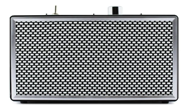 PARLANTE BLUETOOTH RETRO RECARGABLE NEGRO - 2