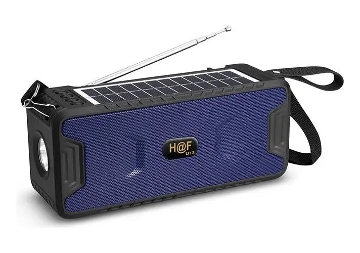 PARLANTE BLUETOOTH PORTATIL CON LUZ SOLAR Y RADIO - 4