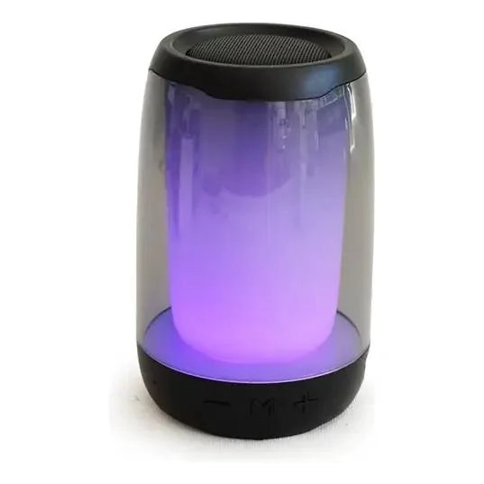 GENÉRICO PARLANTE BLUETOOTH MINI ANTISALPICADURAS CON LUZ NEON