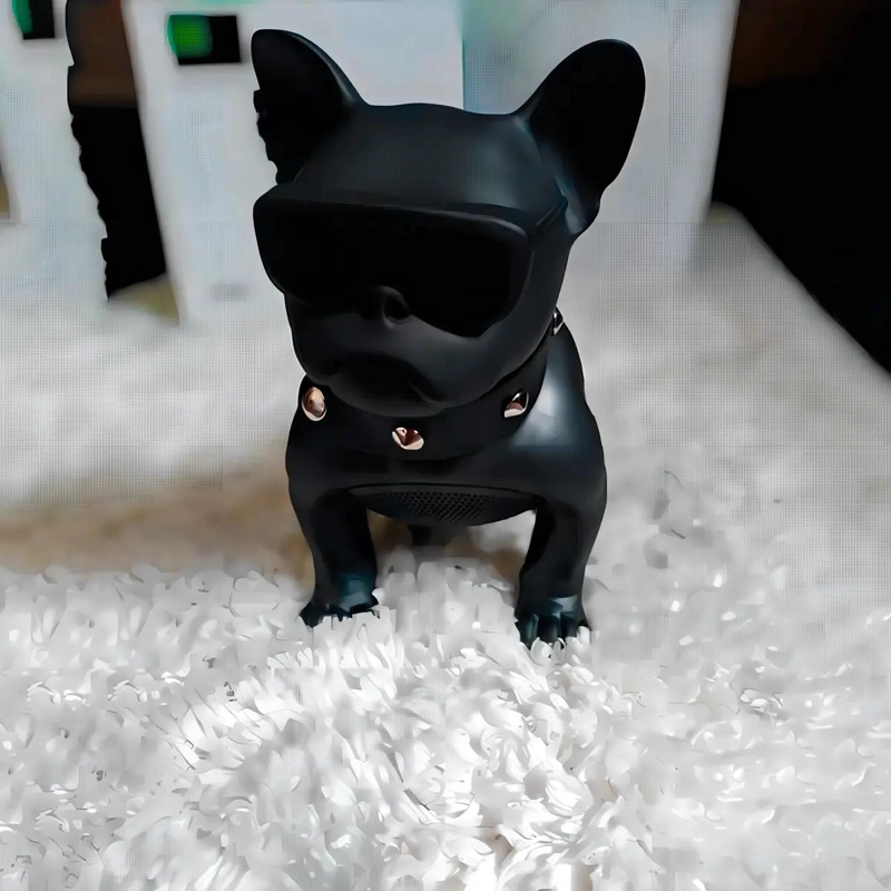 PARLANTE BLUETOOTH PORTATIL DISEÑO PERRO BULLDOG GRANDE - 4