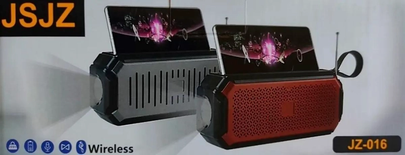 PARLANTE BLUETOOTH RECARGABLE CON RADIO Y LECTOR USB - 4