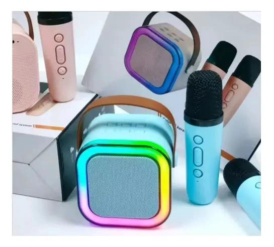 MINI PARLANTE PORTATIL CON MICROFONO Y BLUETOOTH - 2