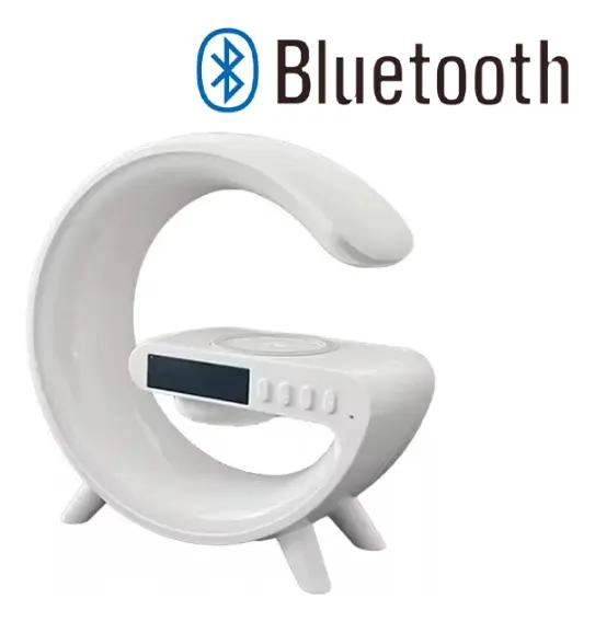 PARLANTE BLUETOOTH G63 CON RELOJ, ALARMA Y CARGA INALAMBR - 4