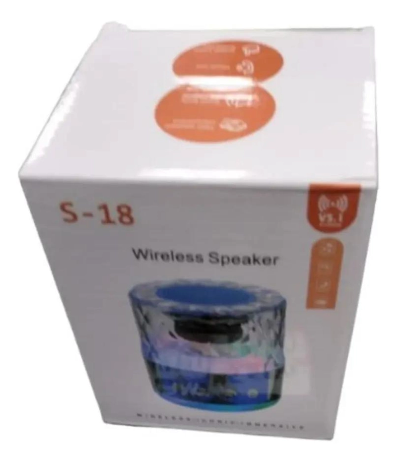 PARLANTE INALAMBRICO PORTATIL S-18 CON SONIDO POTENTE - 5
