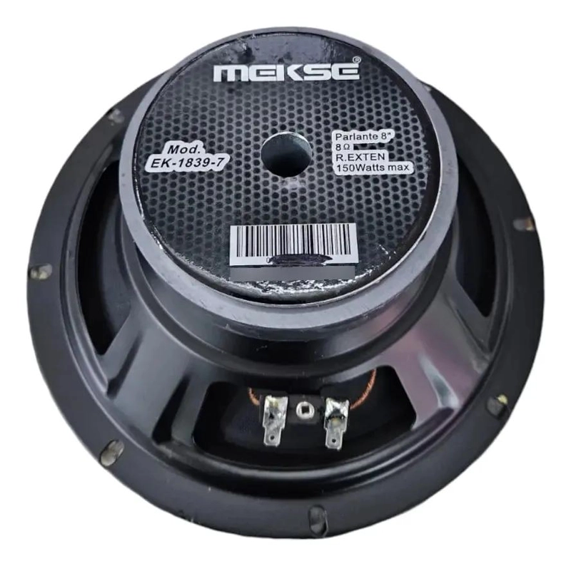 PARLANTE WOOFER 8 PULGADAS 150W NEGRO - 3