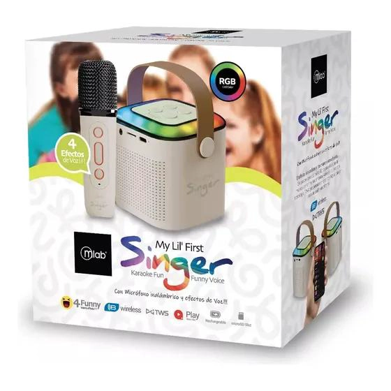 PARLANTE KARAOKE RGB INALAMBRICO CON MICROFONO - 3
