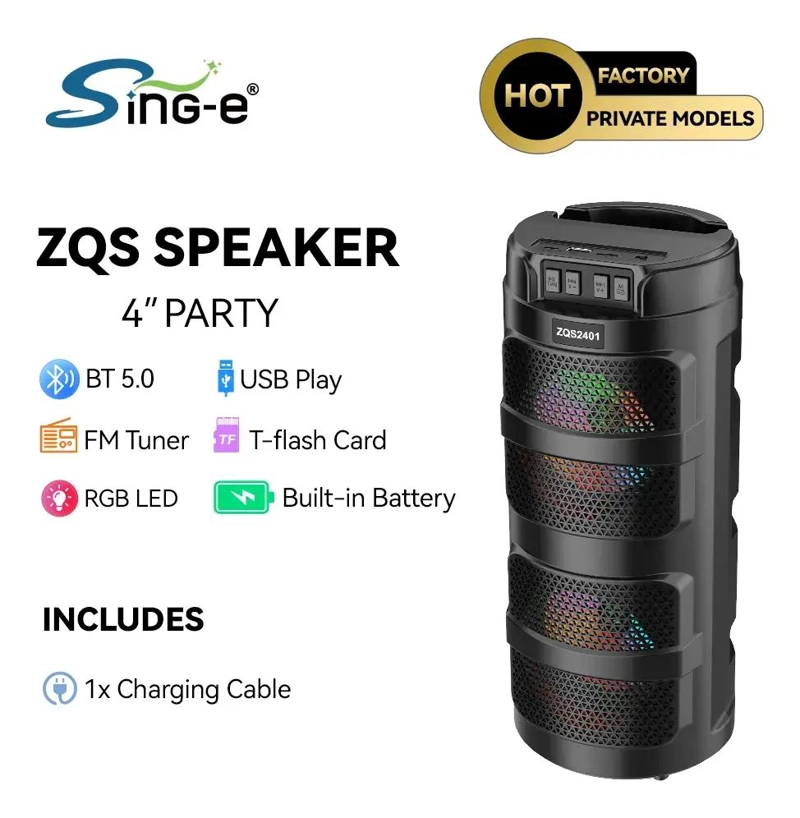 PARLANTE BLUETOOTH 5W CON SONIDO ESTE REO Y FUNCION KARAOK - 2