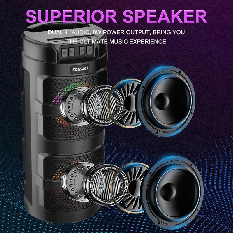 PARLANTE BLUETOOTH 5W CON SONIDO ESTE REO Y FUNCION KARAOK - 3