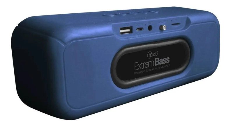 PARLANTE BLUETOOTH TWS EXTREM BASS AZUL - 3