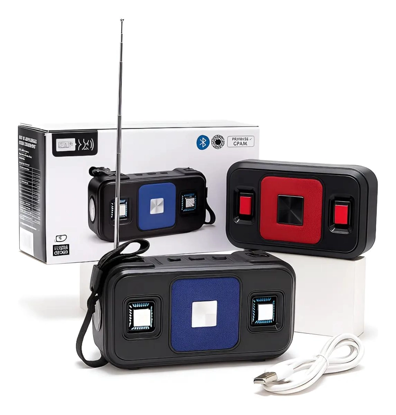 GENÉRICO PARLANTE BLUETOOTH CON CARGA SOLAR PORTATIL