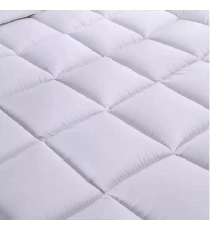 CUBRECOLCHON TOPPER ULTRA ACOLCHADO 2 PLAZAS BLANCO - 4
