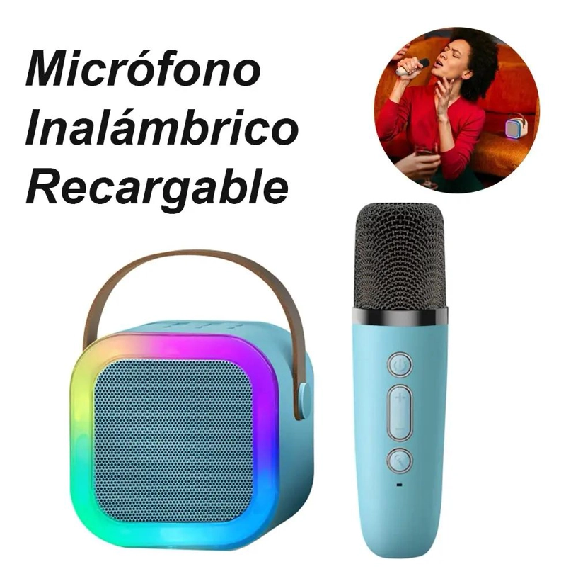 PARLANTE BLUETOOTH PORTATIL K12 CON MICROFONO INALAMBRICO - 4