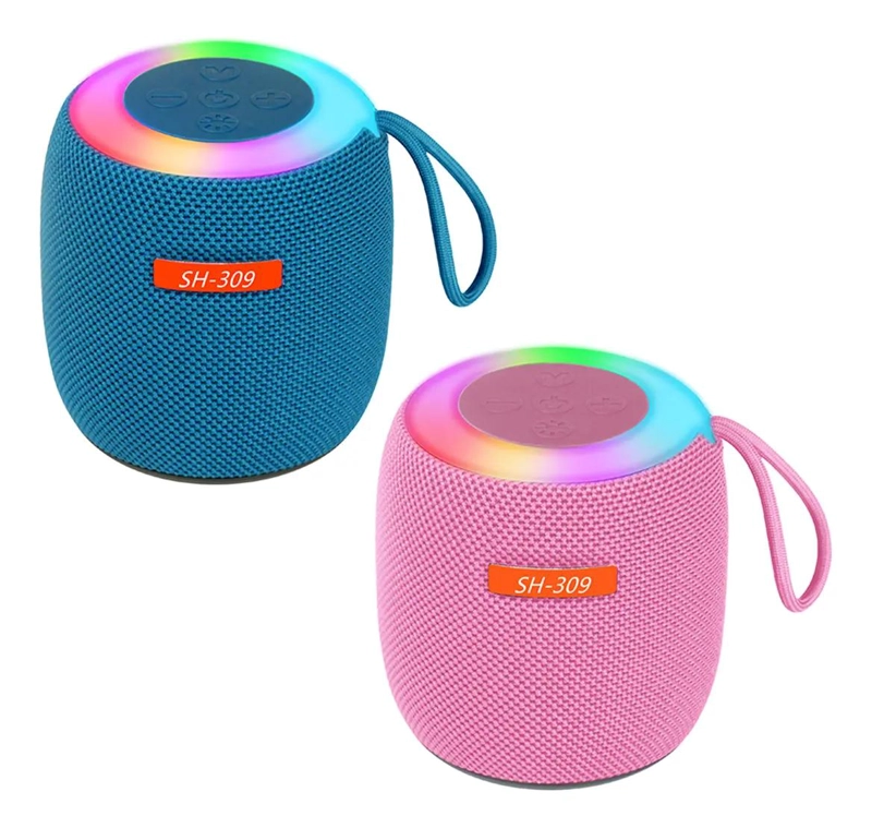PARLANTE BLUETOOTH PORTATIL CON LUCES LED Y RADIO - 3