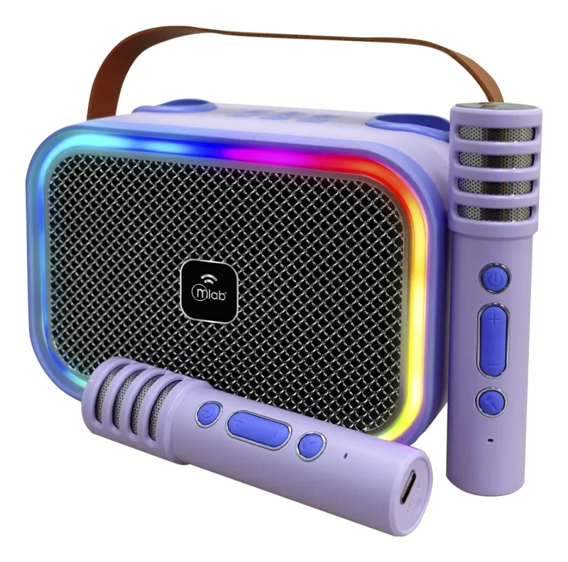 PARLANTE INFANTIL CON 2 MICROFONOS Y FUNCION DUAL VOICE - 2