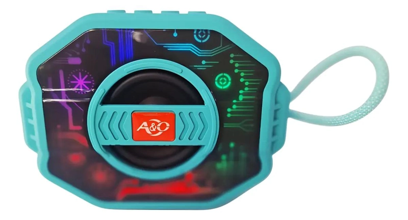 PARLANTE BLUETOOTH PORTATIL CON LUZ RGB Y SONIDO POTENTE - 1