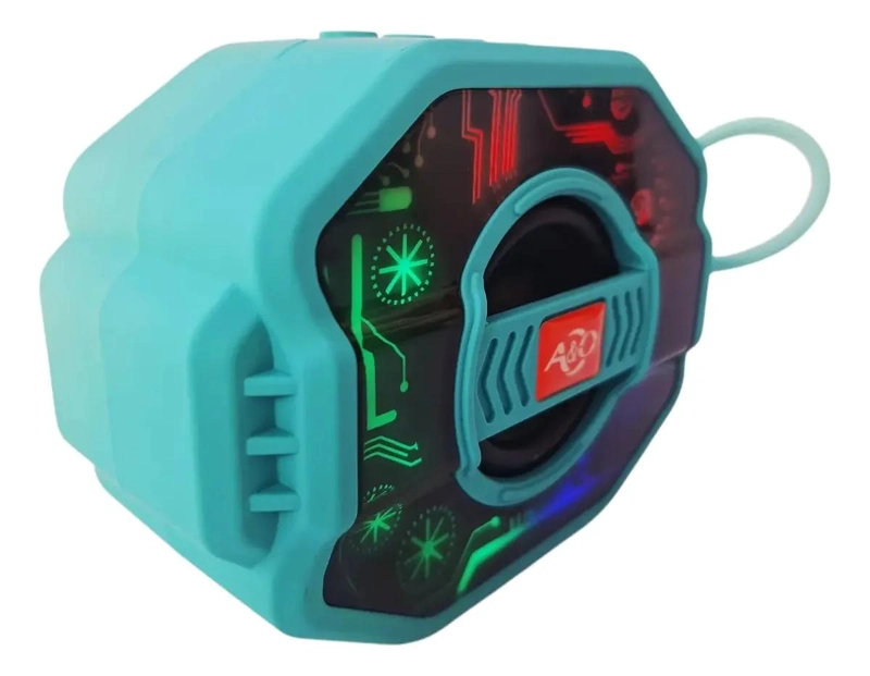 PARLANTE BLUETOOTH PORTATIL CON LUZ RGB Y SONIDO POTENTE - 2