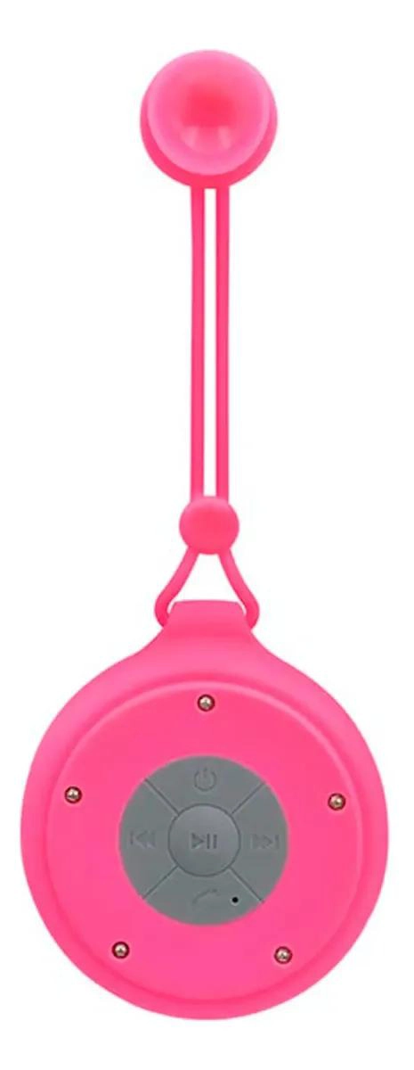 PARLANTE BLUETOOTH SPLASHPROOF ROSADO - 1