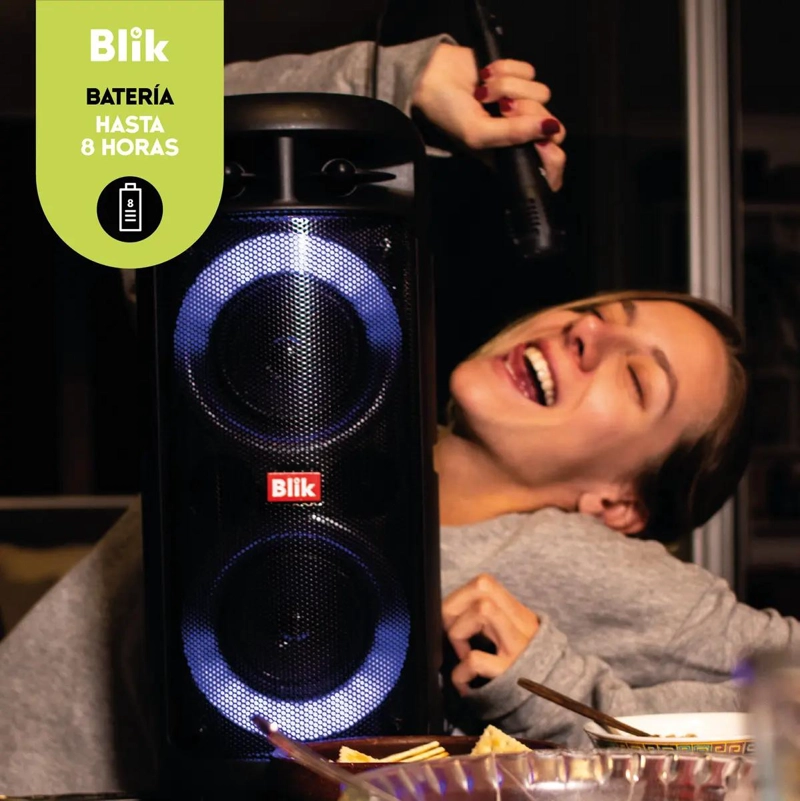 PARLANTE KARAOKE BLUETOOTH CON MICROFONO - 3