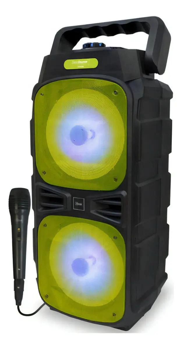 PARLANTE BLUETOOTH DEEP BOUNCE 2 CON MICROFONO VERDE - 1