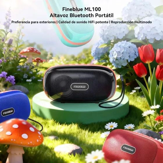 PARLANTE BLUETOOTH PORTATIL INALAMBRICO POTENTE - 4