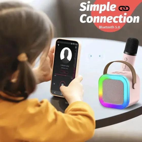 ALTAVOZ BLUETOOTH INALAMBRICO CON MICROFONO PARA NIÑOS - 5