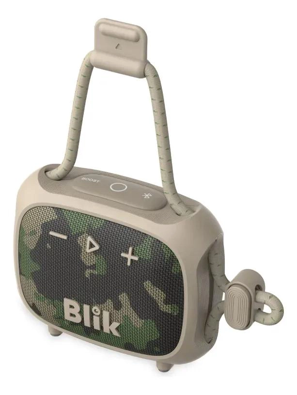 PARLANTE BLUETOOTH RIDER 8W IPX7 CLIP MILITAR CREMA - 2