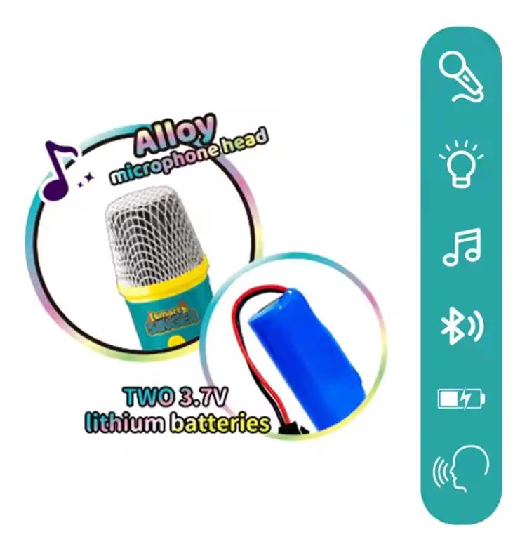 PARLANTE MINI BLUETOOTH RECARGABLE CON MICROFONO - 4
