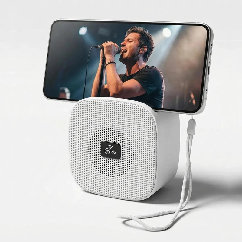 PARLANTE PORTATIL BLUETOOTH CON RADIO 5W BLANCO - 2