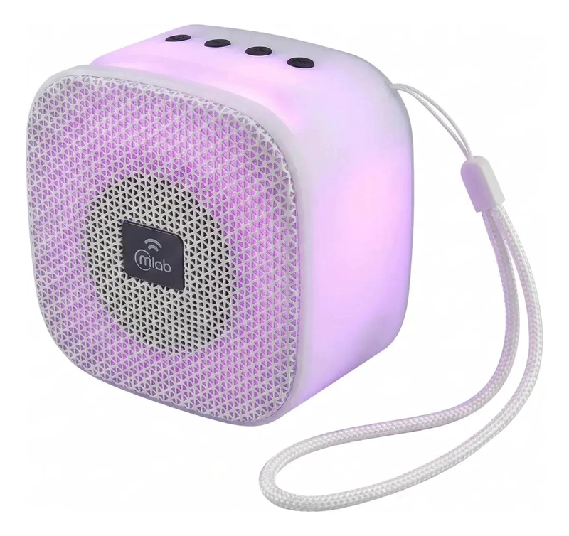 PARLANTE PORTATIL BLUETOOTH CON RADIO 5W BLANCO - 3