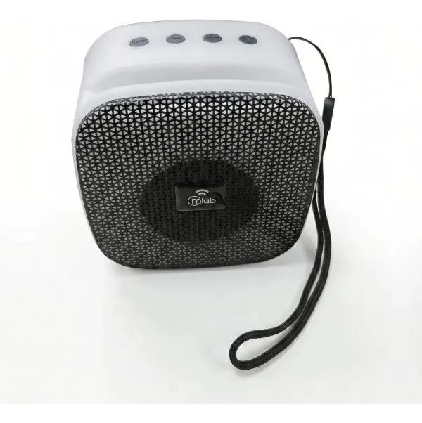 PARLANTE MINI FLAMING CUBE CON RADIO FM - 2