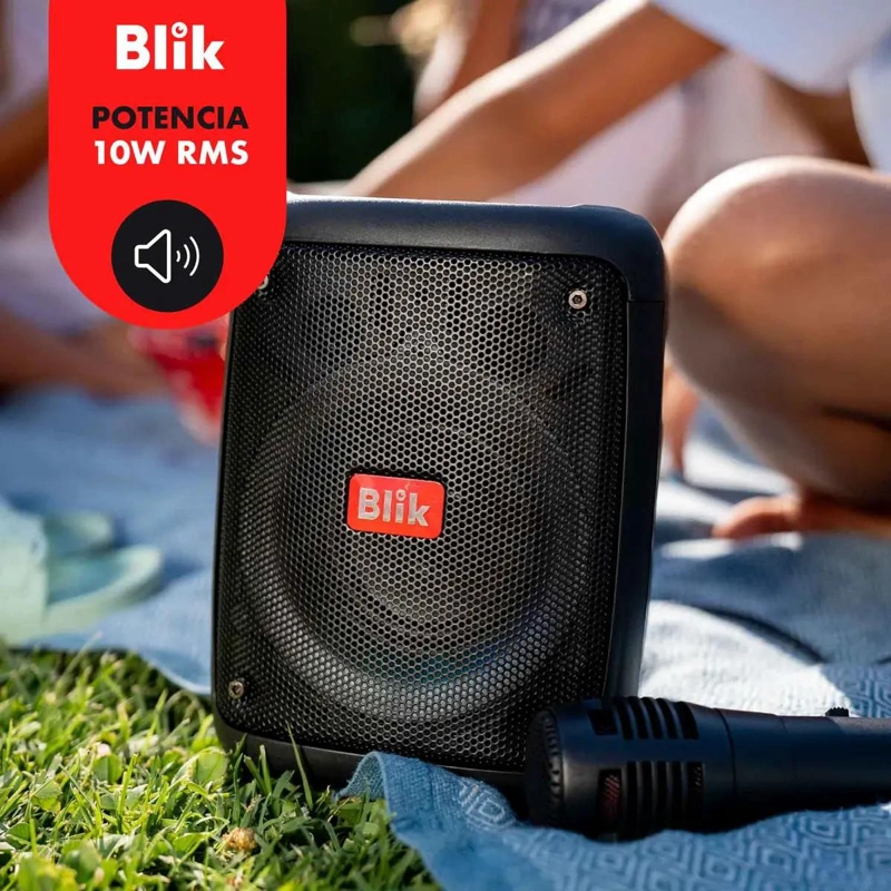 PARLANTE KARAOKE BLUETOOTH CON MICROFONO - 2