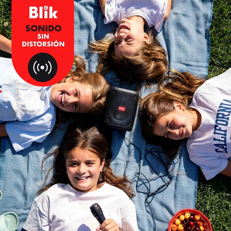 PARLANTE KARAOKE BLUETOOTH CON MICROFONO - 3