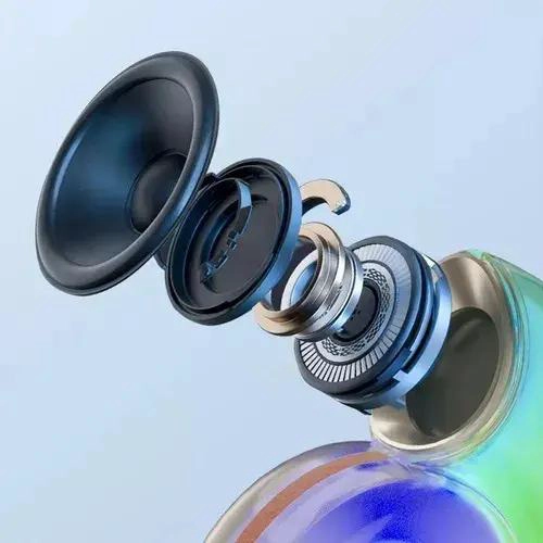 PARLANTE BLUETOOTH PORTATIL CON LUZ RGB DISEÑO CARACOL - 4