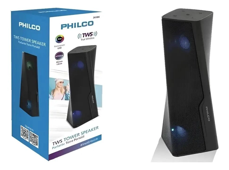 PARLANTE TRUE WIRELESS CON RADIO Y AUXILIAR - 1