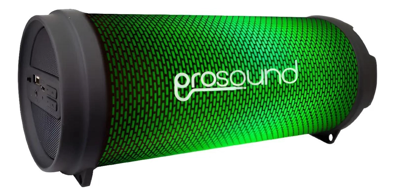 PARLANTE BLUETOOTH 15W RMS CON LUZ RGB NEGRO - 1