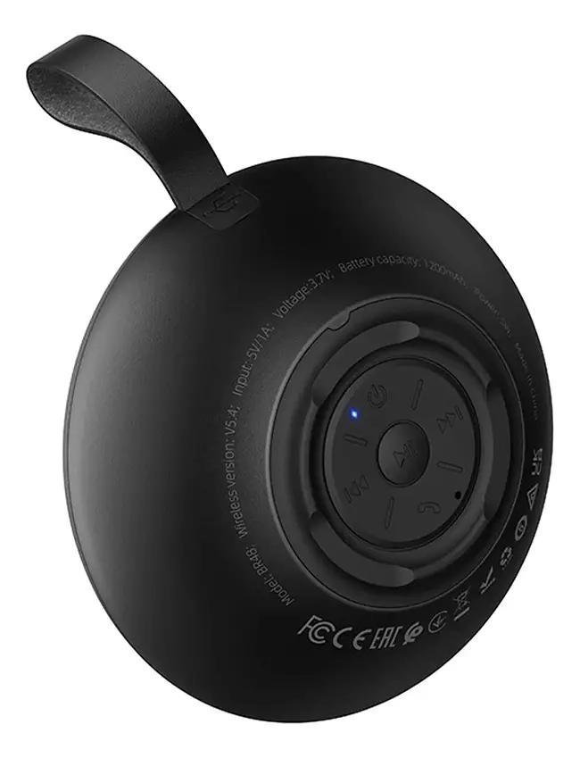 PARLANTE BLUETOOTH INALAMBRICO NEGRO 5W PORTATIL - 4