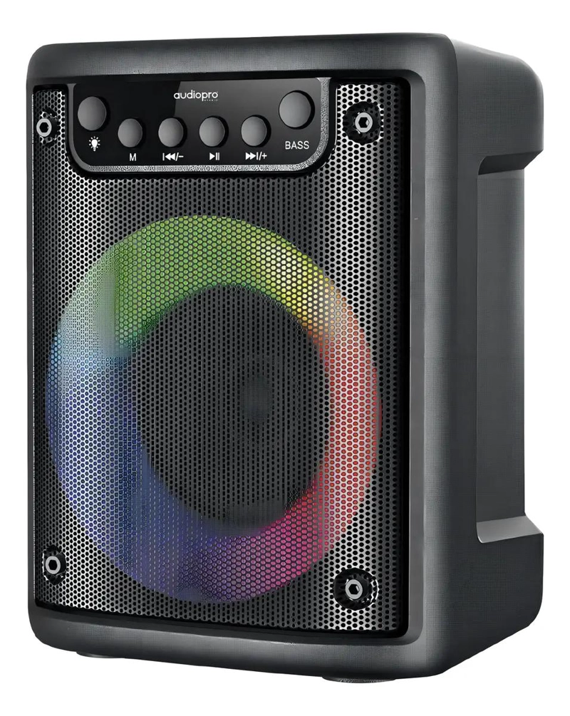 PARLANTE INALAMBRICO BLUETOOTH 10W CON MICROFONO NEGRO - 1