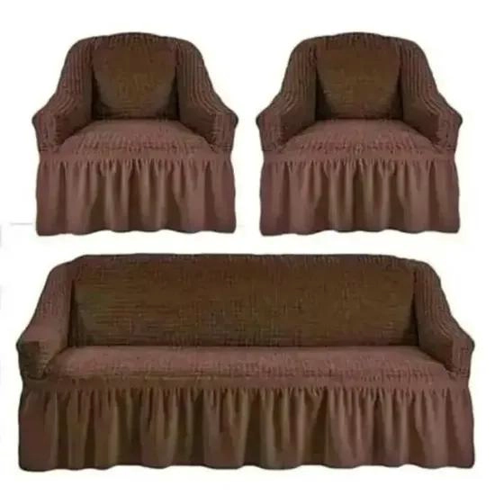 PACK 3 FUNDAS PARA SOFA DE ALGODON TURCO - 1