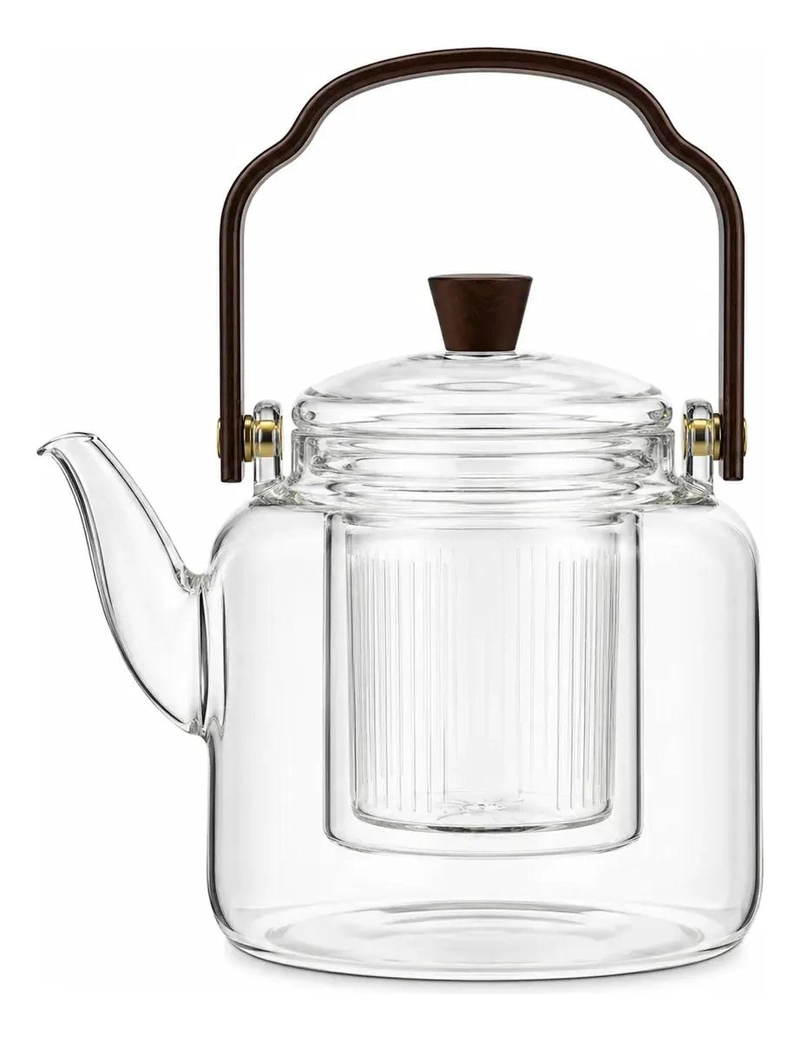 TETERA DE VIDRIO BOROSILICATO CON INFUSOR PARA TE - 1