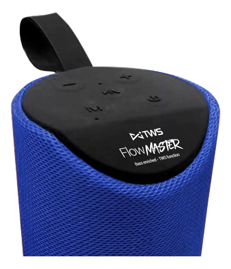 PARLANTE BLUETOOTH USB FM COLOR AZUL - 4