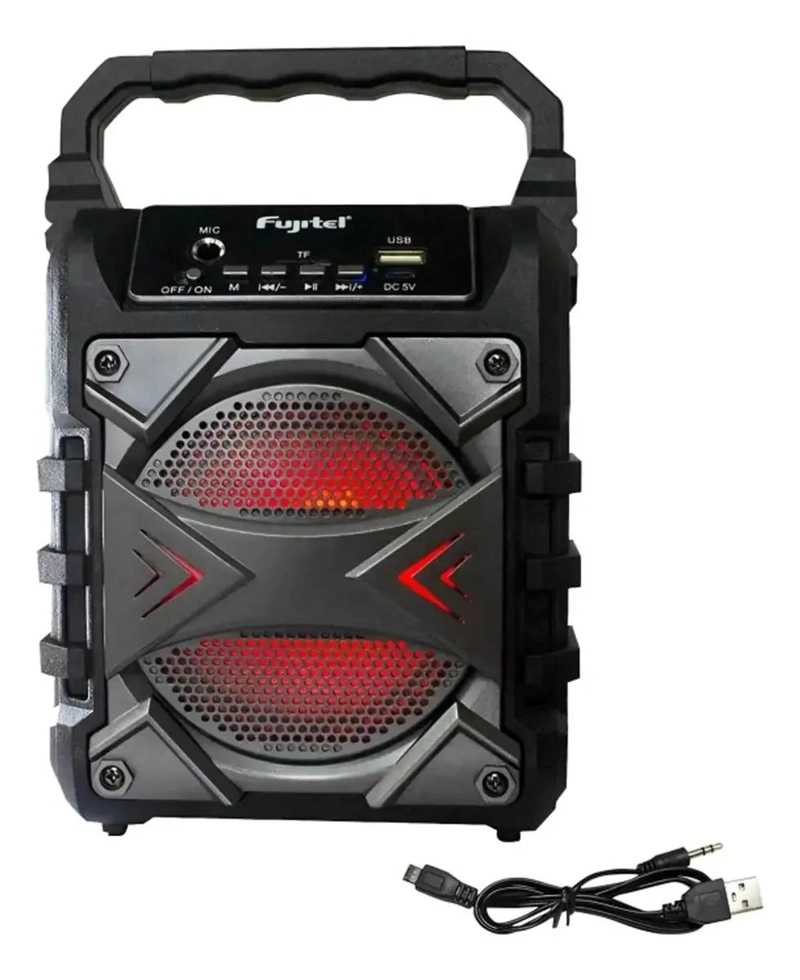 PARLANTE BLUETOOTH RECARGABLE 5W NEGRO - 3