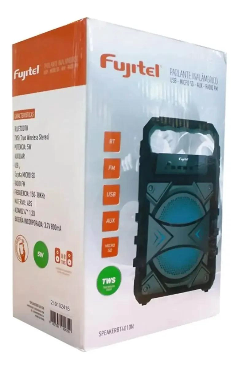 PARLANTE BLUETOOTH RECARGABLE 5W NEGRO - 4