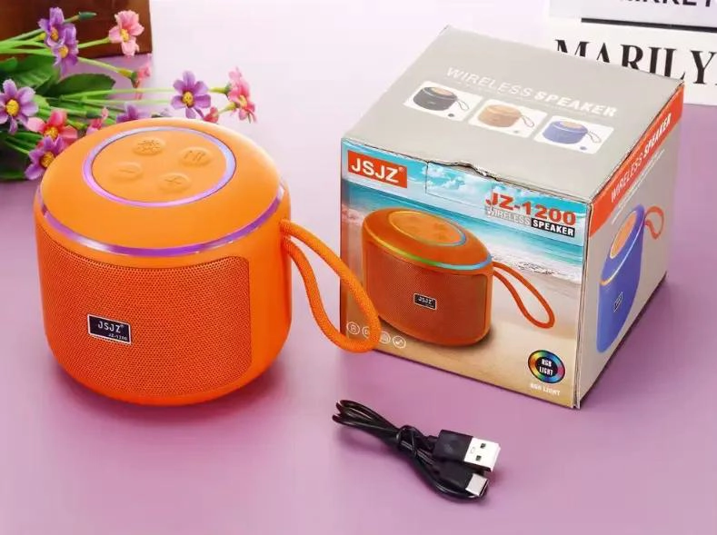 PARLANTE BLUETOOTH PORTATIL CON SUBWOOFER Y LUCES LED - 3