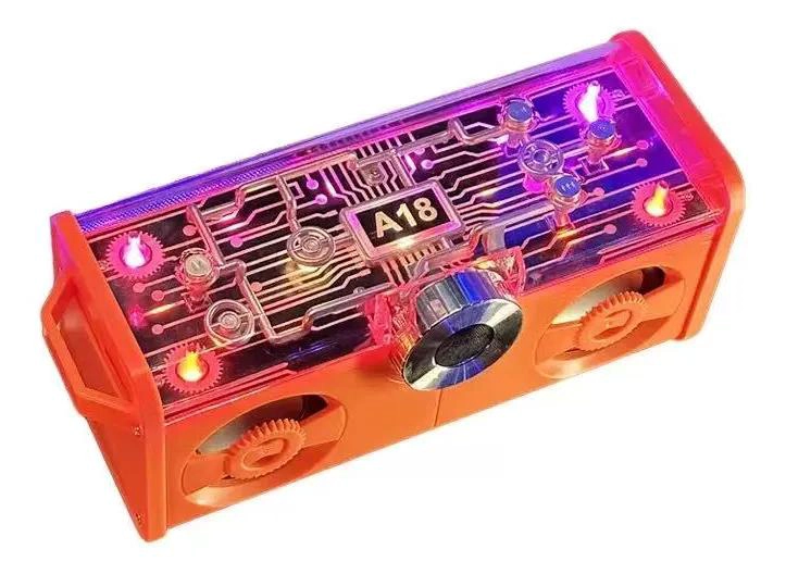 PARLANTE BLUETOOTH PORTATIL CON LUCES LED - 1
