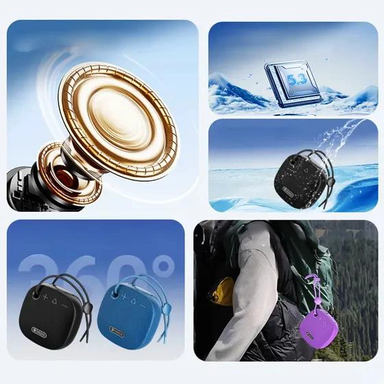 PARLANTE BLUETOOTH PORTATIL 5W CELEBRAT SP-19 - 2