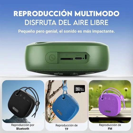 PARLANTE BLUETOOTH PORTATIL 5W CELEBRAT SP-19 - 4