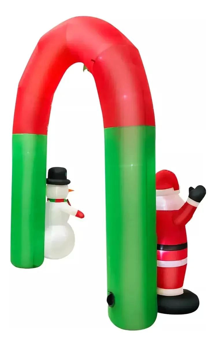 INFLABLE NAVIDEÑO ARCO CON MUÑECO DE 210 CM - 3